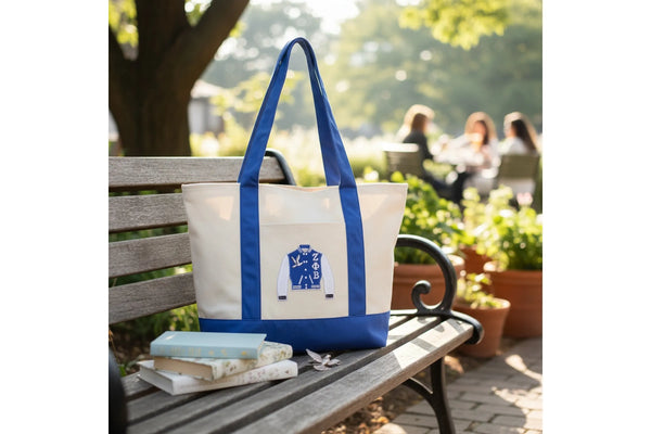 ZPB Sorority Large Canvas Tote Bag