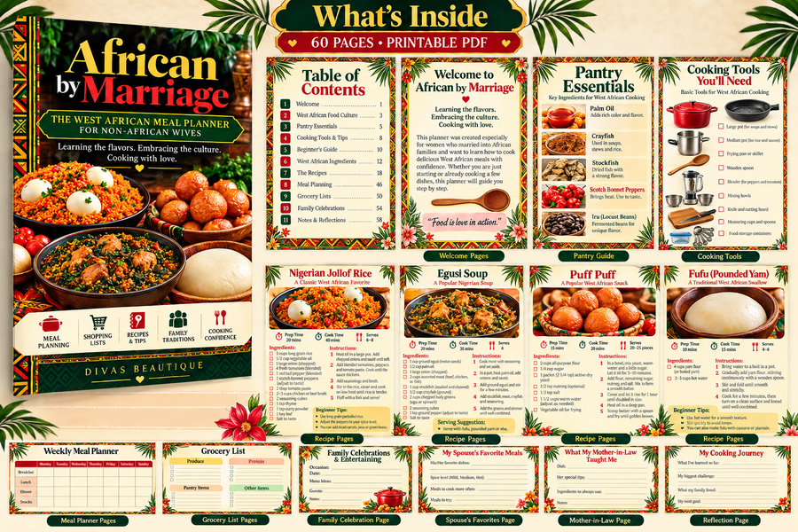 African by Marriage — The West African Meal Planner for Non-African Wives