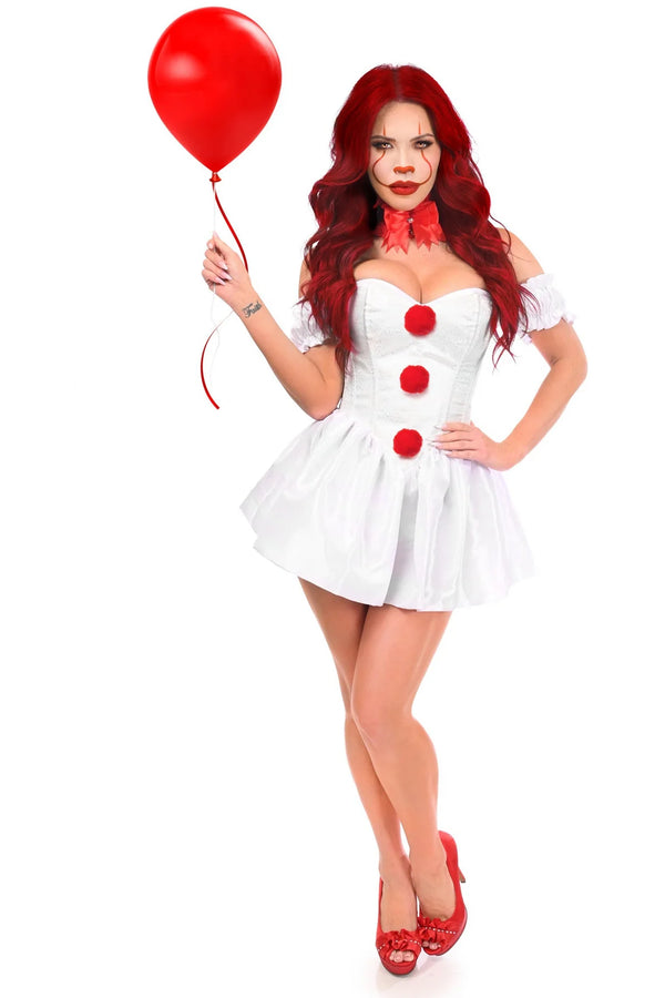 3 PC Killer Clown Corset Costume