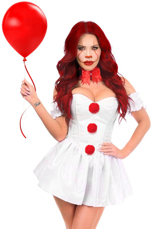 3 PC Killer Clown Corset Costume