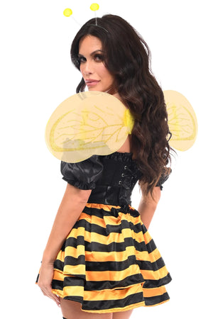 4 PC Honey Bee Corset Costume