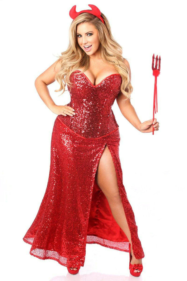 Top Drawer Premium Sequin Devil Costume