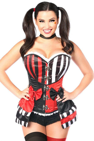 Top Drawer 3 PC Jokester Villian Corset Costume