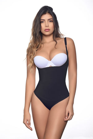 Vedette Firm Compression Braless Body Shaper in Bikini