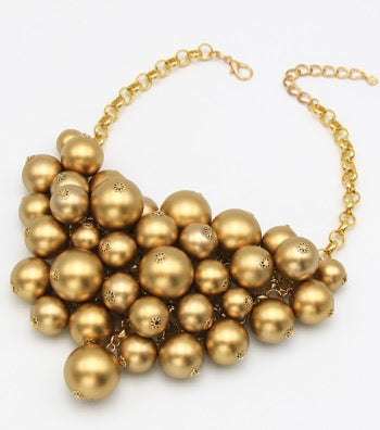 Pearl Galore Bib Necklace