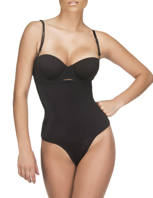 Firm Compression Braless Body Shaper in Thong