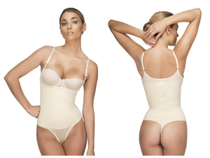 Firm Compression Braless Body Shaper in Thong