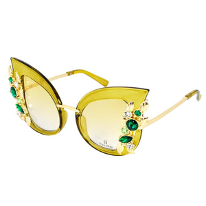 Rhinestone Cat Eye Sunglasses