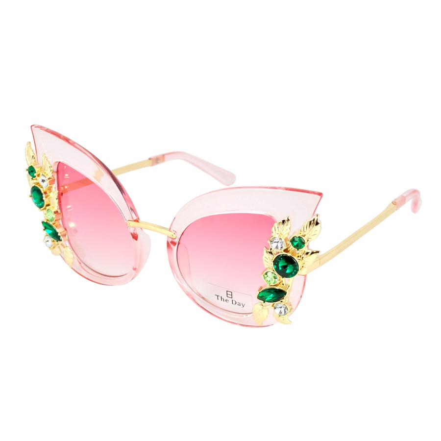 Rhinestone Cat Eye Sunglasses