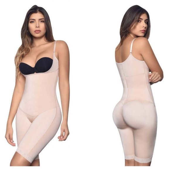 Vedette Above the Knee Bodyshaper with Butt Lifter - divasbeautique