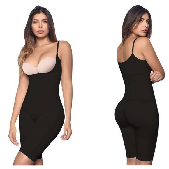 Vedette Above the Knee Bodyshaper with Butt Lifter - divasbeautique