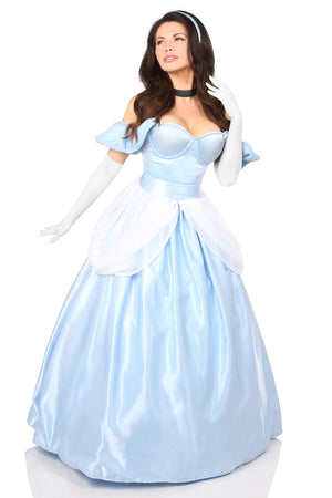 Top Drawer 6 PC Fairytale Princess Corset Costume